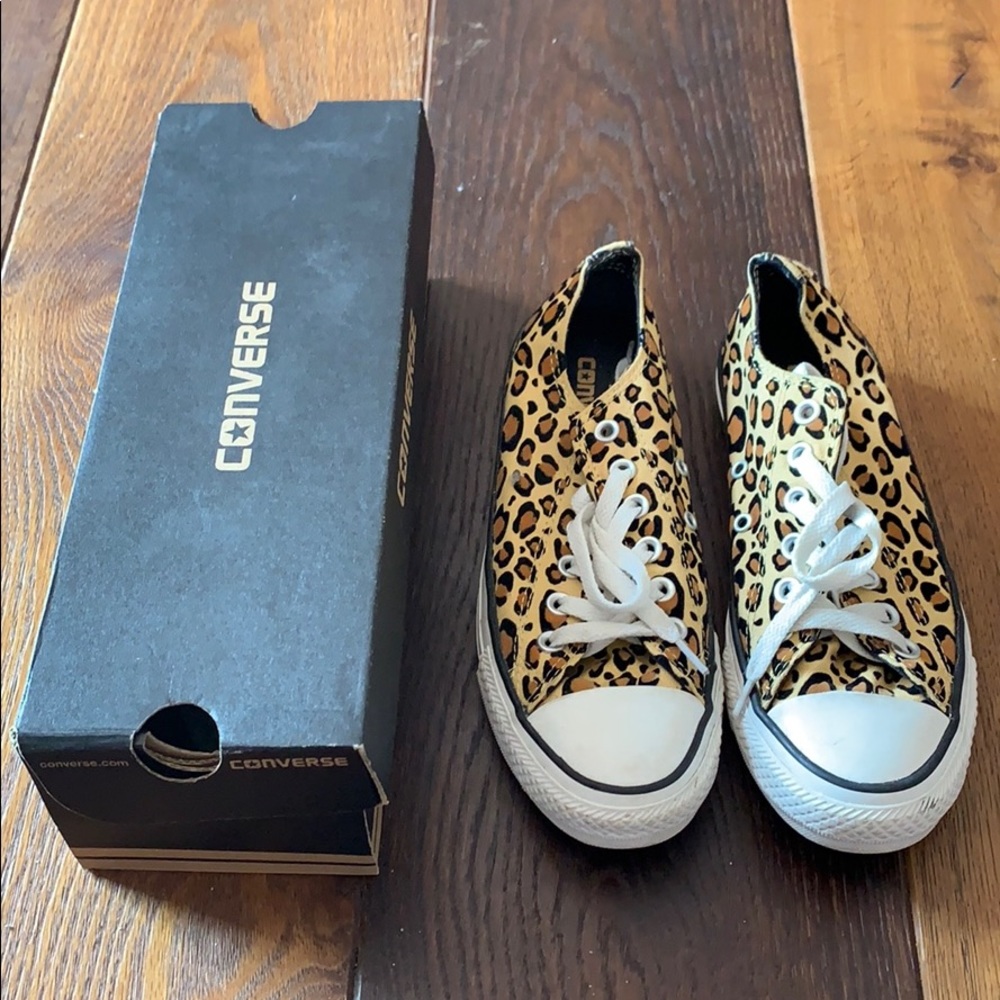 Leopard Converse Sneakers